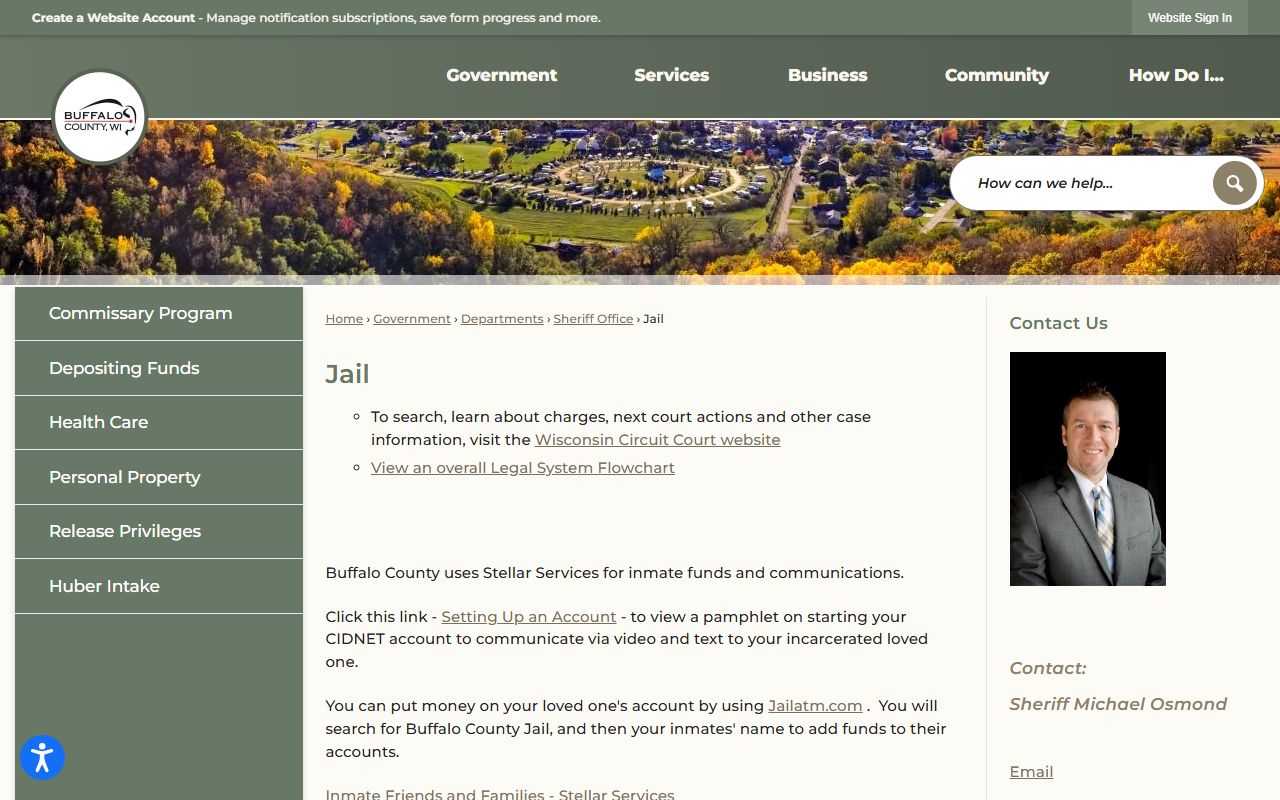 Buffalo County Jail Mugshots Buffalo County jail page