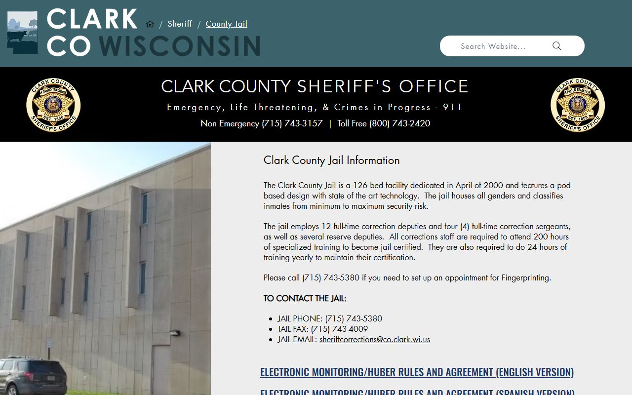 Clark County Jail Mugshots Clark County jail facility